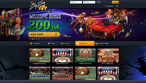ZigZag777 Casino bonus